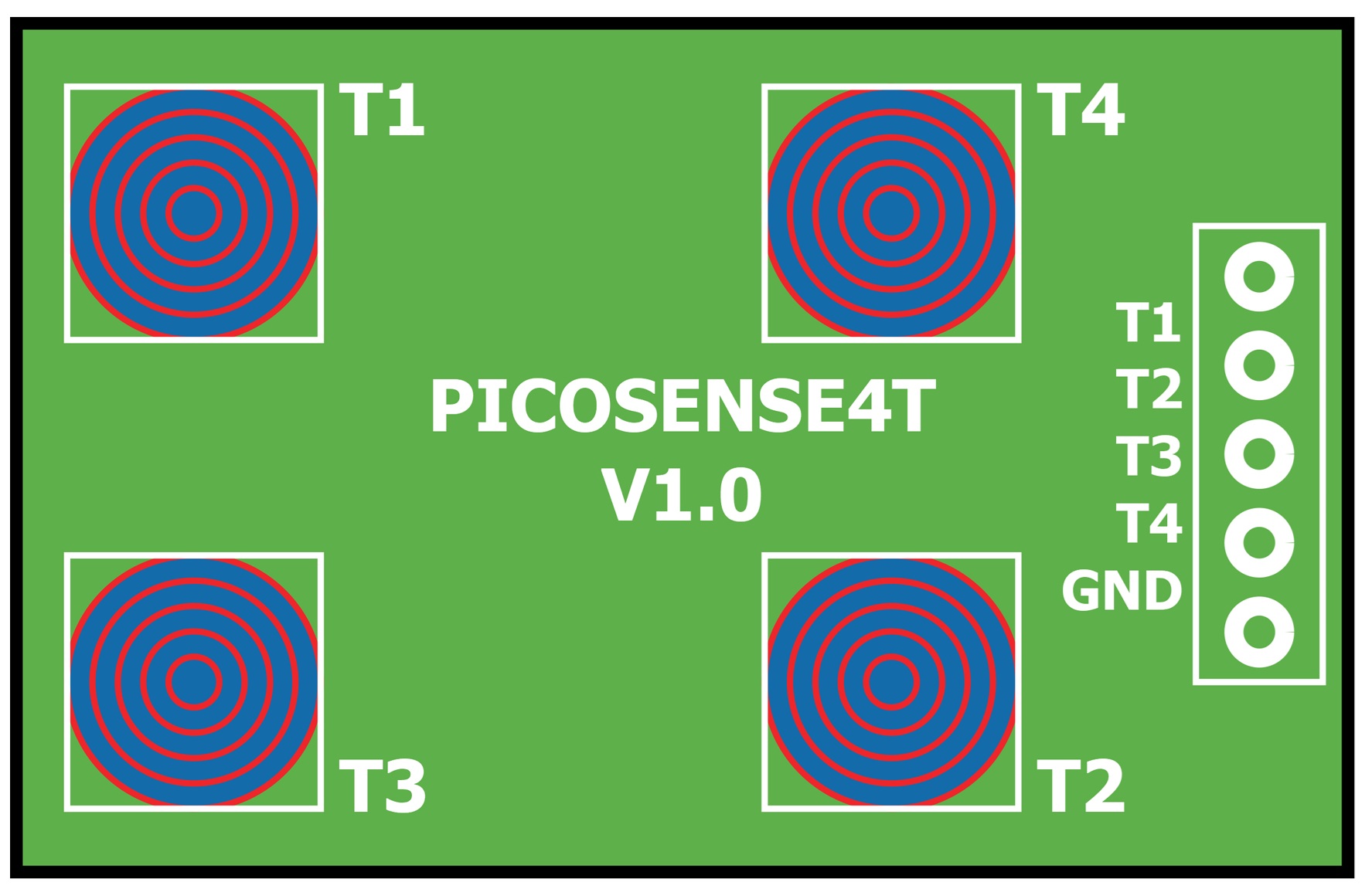 Kit PicoSense4T Capteur Tactile – Module Tactile à 4 Touches – Capteur de Contact (2)